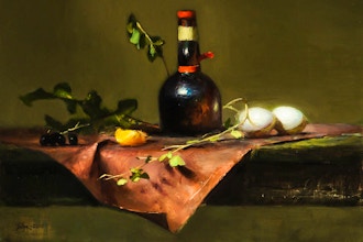 Still Life Painting in Oils